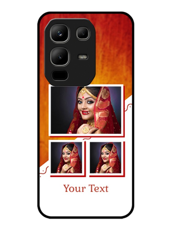 Custom Infinix Note 50x 5G Custom Metal Phone Case - Wedding Memories Design