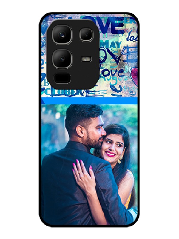 Custom Infinix Note 50x 5G Custom Metal Phone Case - Colorful Love Design