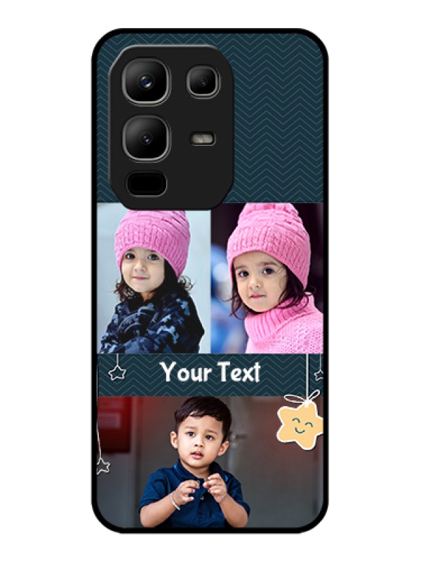 Custom Infinix Note 50x 5G Custom Metal Phone Case - Hanging Stars Design