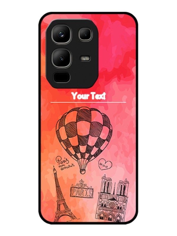 Custom Infinix Note 50x 5G Custom Metal Phone Case - Paris Theme Design