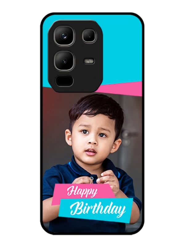 Custom Infinix Note 50x 5G Custom Metal Phone Case - Image Holder With 2 Color Design