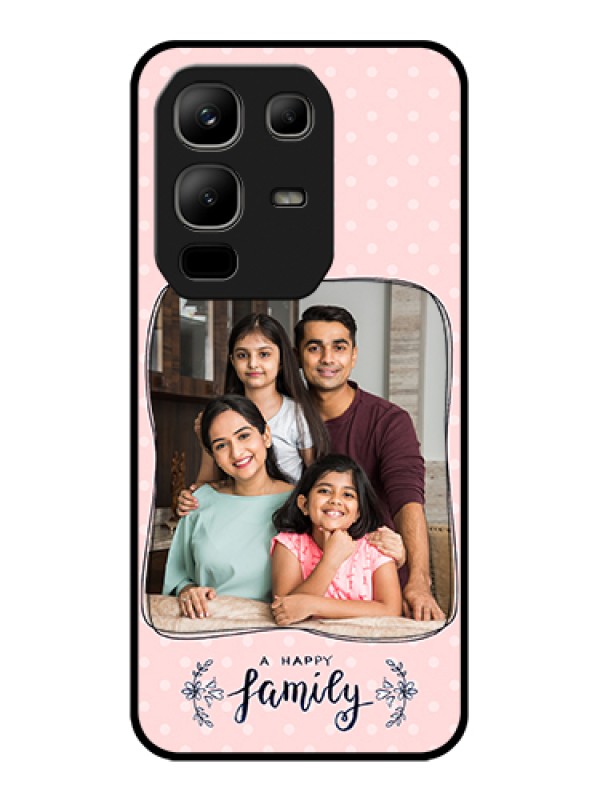Custom Infinix Note 50x 5G Custom Metal Phone Case - Family With Dots Design