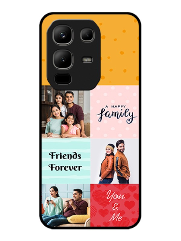 Custom Infinix Note 50x 5G Custom Metal Phone Case - Images With Quotes Design