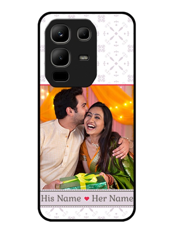 Custom Infinix Note 50x 5G Custom Metal Phone Case - With Photo And Ethnic Design