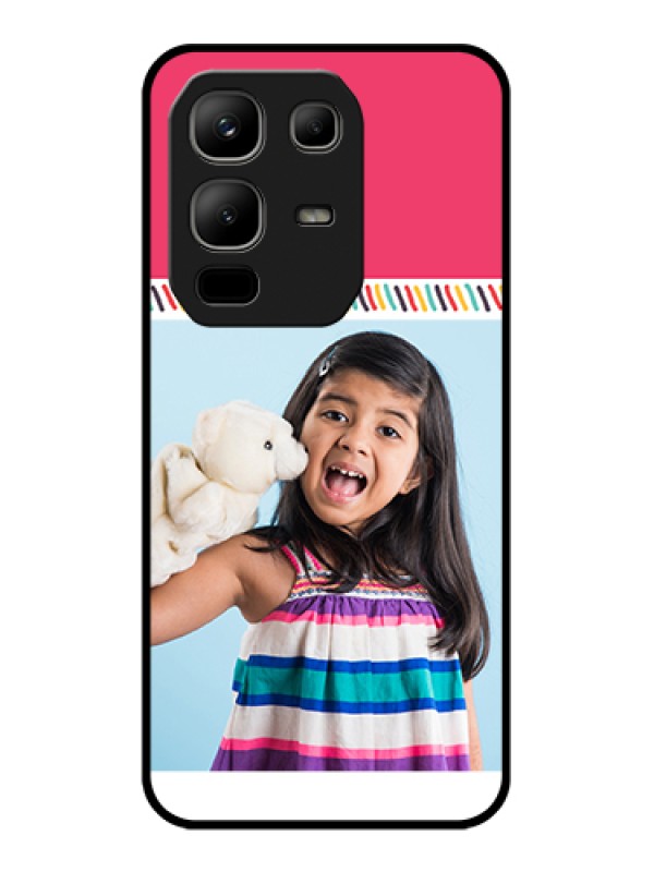 Custom Infinix Note 50x 5G Custom Metal Phone Case - Line Art Design