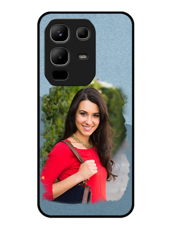 Custom Infinix Note 50x 5G Custom Metal Phone Case - Grunge Line Art Design