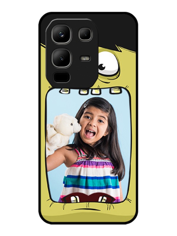 Custom Infinix Note 50x 5G Custom Metal Phone Case - Cartoon Monster Back Case Design