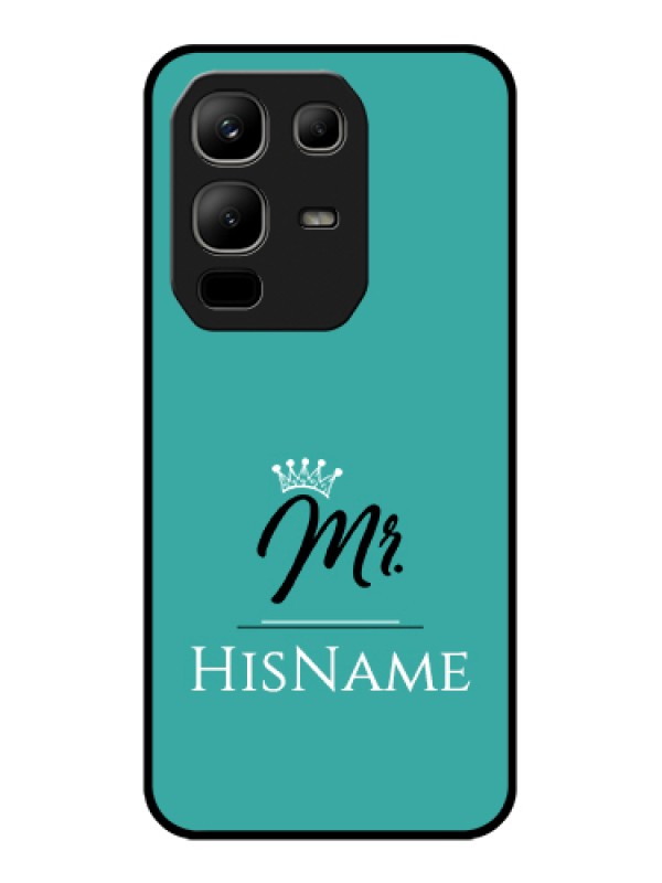 Custom Infinix Note 50x 5G Custom Metal Phone Case - Mr With Name Design