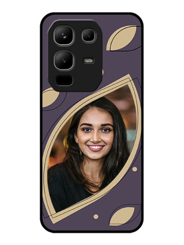 Custom Infinix Note 50x 5G Custom Metal Phone Case - Falling Leaf Design