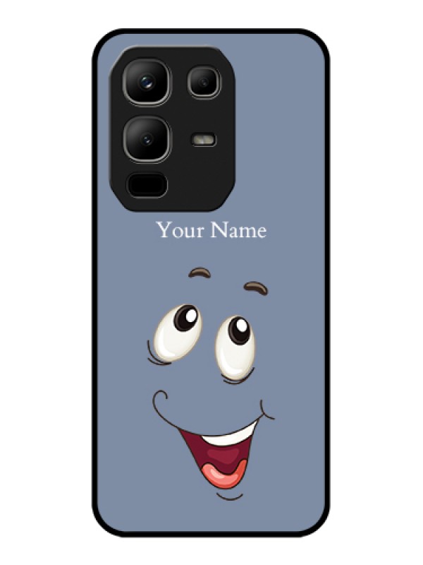 Custom Infinix Note 50x 5G Custom Metal Phone Case - Laughing Cartoon Face Design