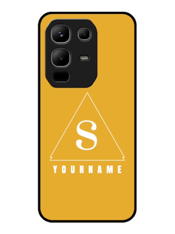 Custom Infinix Note 50x 5G Custom Metal Phone Case - Simple Triangle Design