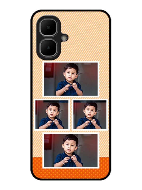 Custom Infinix Smart 10 Custom Metal Phone Case - Bulk Photos Upload Design