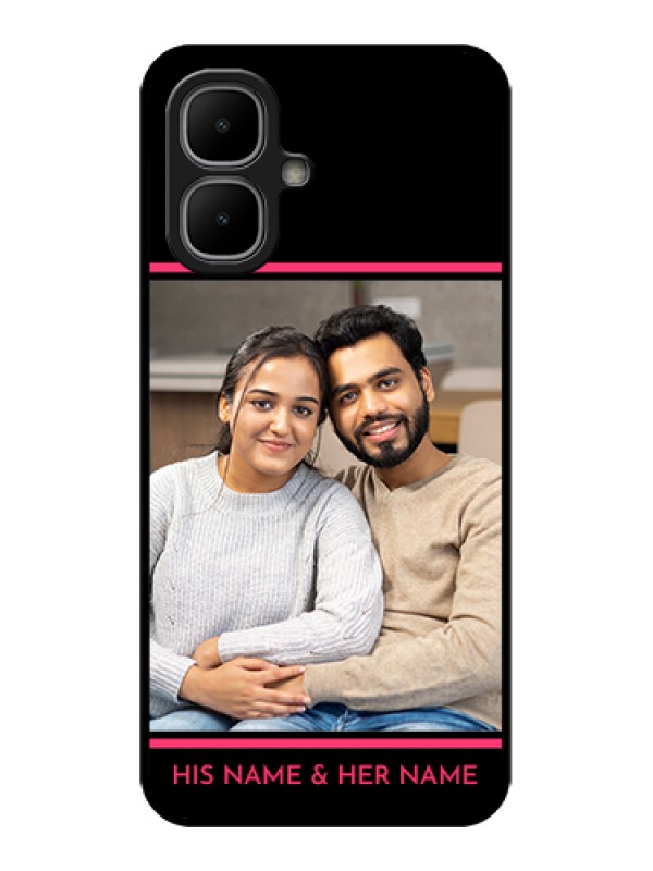 Custom Infinix Smart 10 Custom Metal Phone Case - With Add Text Design