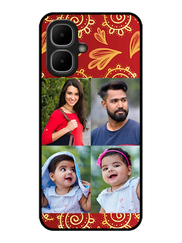 Custom Infinix Smart 10 Custom Metal Phone Case - 4 Image Traditional Design
