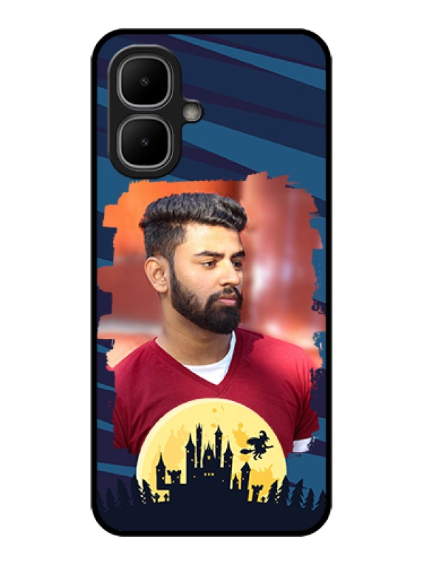 Custom Infinix Smart 10 Custom Metal Phone Case - Halloween Witch Design