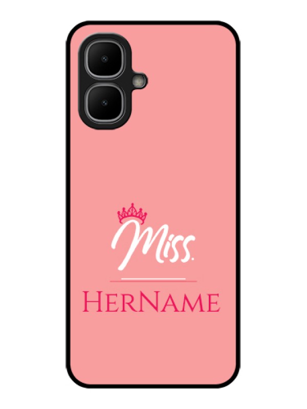 Custom Infinix Smart 10 Custom Metal Phone Case - Mrs With Name Design