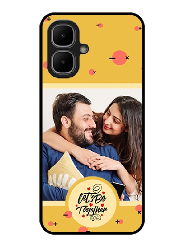 Custom Infinix Smart 10 Custom Metal Phone Case - Lets Be Together Design