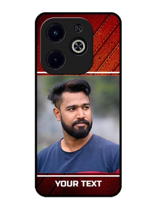 Custom Infinix Smart 8 HD Custom Metal Phone Case - Leather Phone Case Design