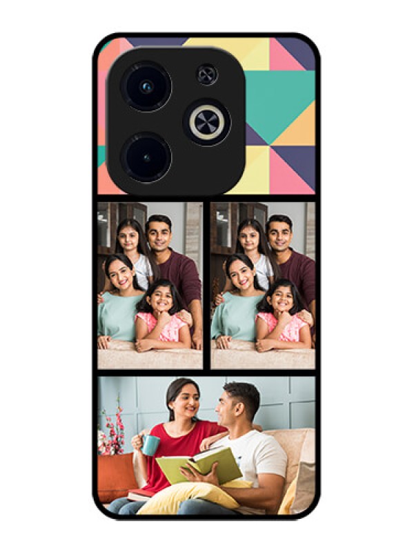 Custom Infinix Smart 8 HD Custom Metal Phone Case - Bulk Pic Upload Design