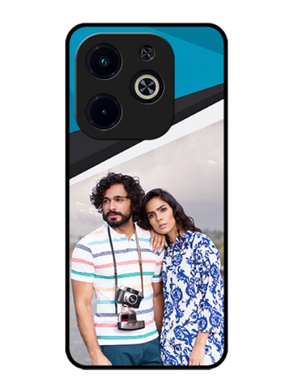 Custom Infinix Smart 8 HD Custom Metal Phone Case - Simple Pattern Photo Upload Design