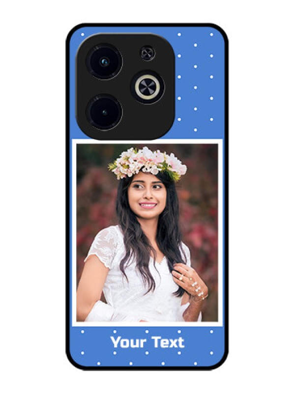 Custom Infinix Smart 8 HD Custom Metal Phone Case - Polka Dots Design