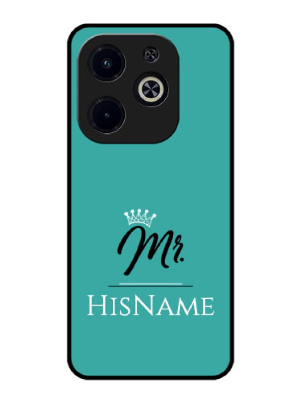 Custom Infinix Smart 8 HD Custom Metal Phone Case - Mr With Name Design