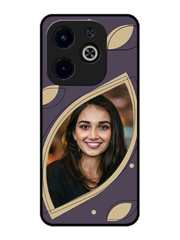 Custom Infinix Smart 8 HD Custom Metal Phone Case - Falling Leaf Design