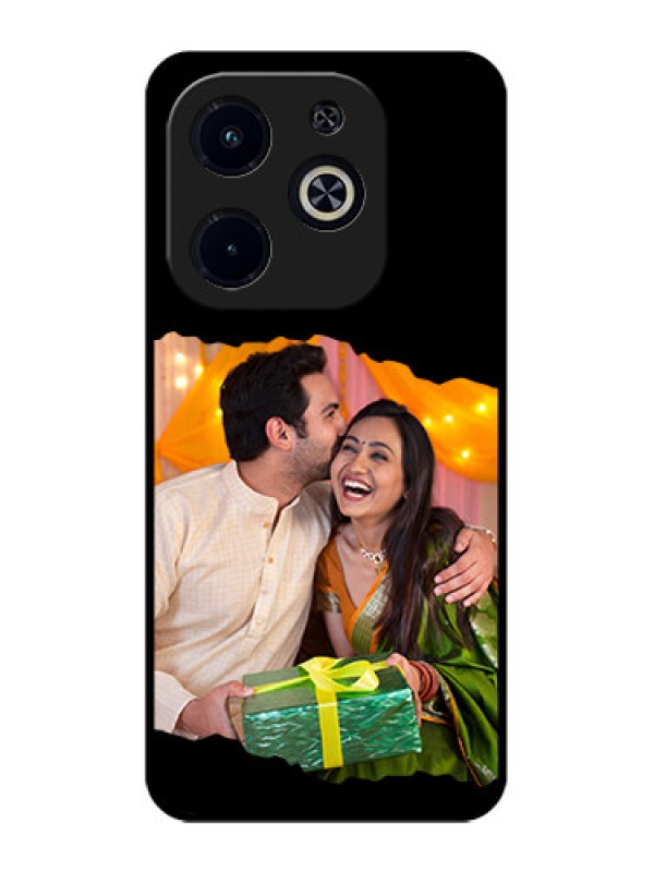 Custom Infinix Smart 8 HD Custom Metal Phone Case - Tear - Off Design