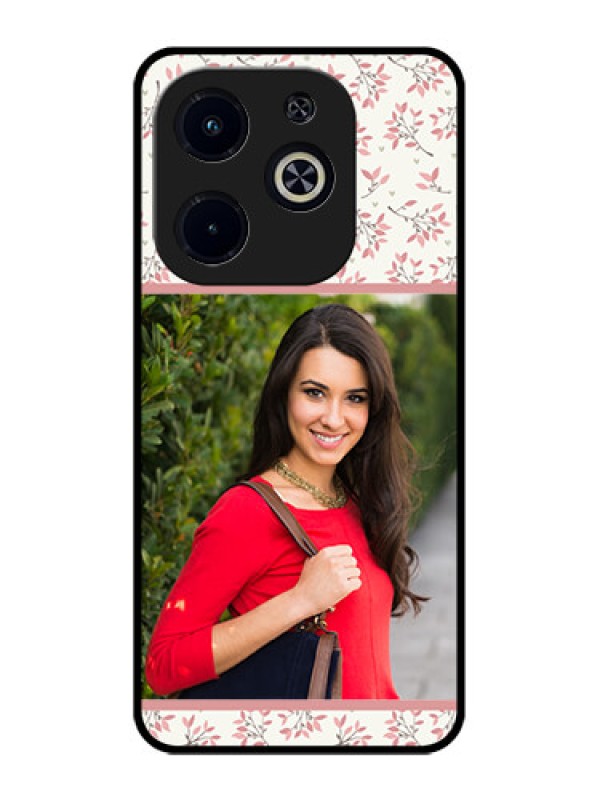 Custom Infinix Smart 8 Plus Custom Metal Phone Case - Stunning Floral Design