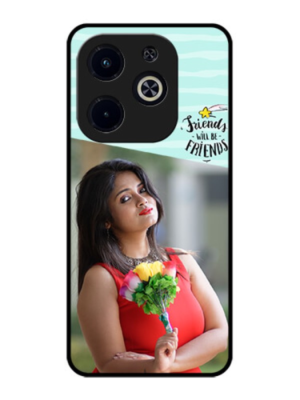 Custom Infinix Smart 8 Plus Custom Metal Phone Case - Friends Picture Icon Design