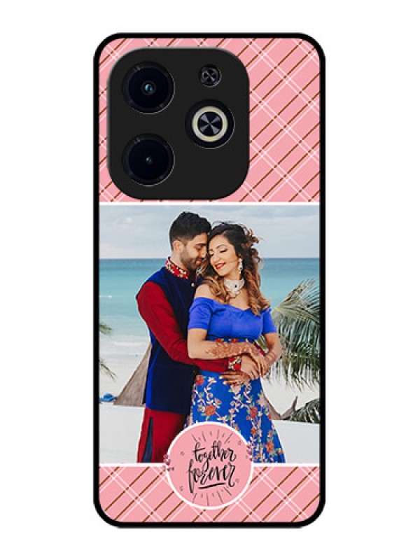 Custom Infinix Smart 8 Plus Custom Metal Phone Case - Together Forever Design