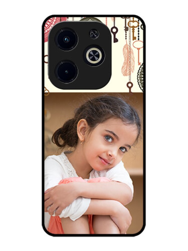 Custom Infinix Smart 8 Plus Custom Metal Phone Case - Boho Style Design