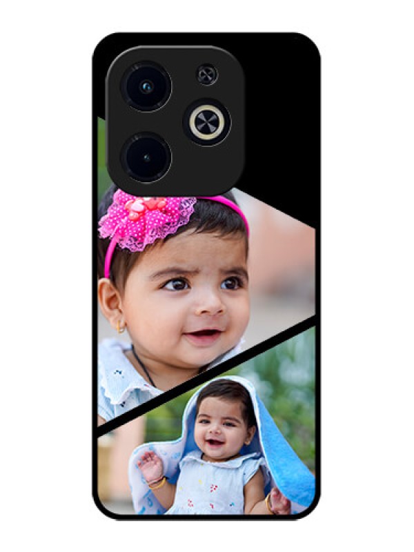 Custom Infinix Smart 8 Plus Custom Metal Phone Case - Semi Cut Design