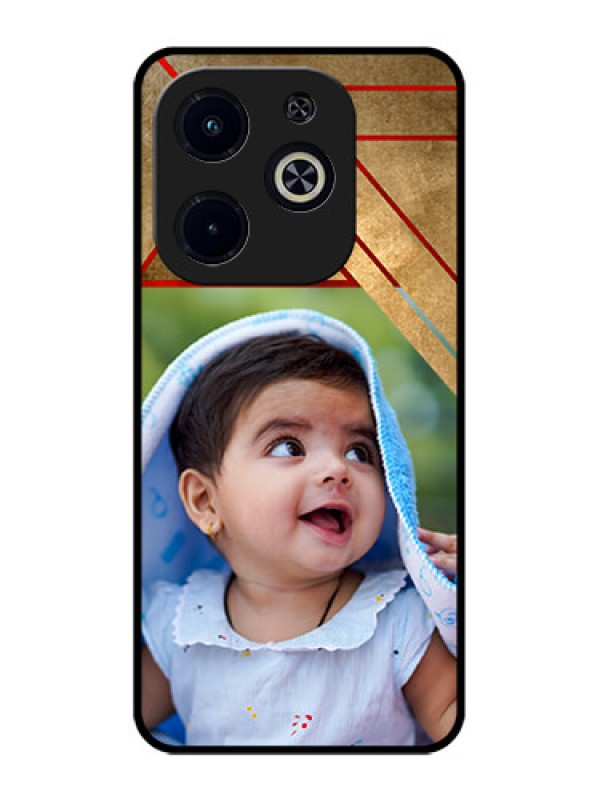 Custom Infinix Smart 8 Plus Custom Metal Phone Case - Gradient Abstract Texture Design