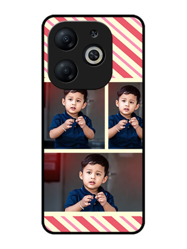 Custom Infinix Smart 8 Custom Metal Phone CasePicture Upload Mobile Case Design