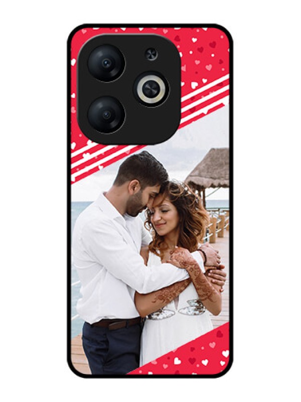 Custom Infinix Smart 8 Custom Metal Phone CaseValentines Gift Design