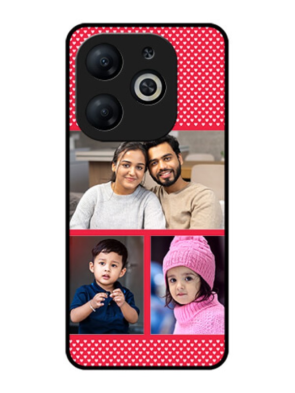 Custom Infinix Smart 8 Custom Metal Phone CaseBulk Photo Upload Design