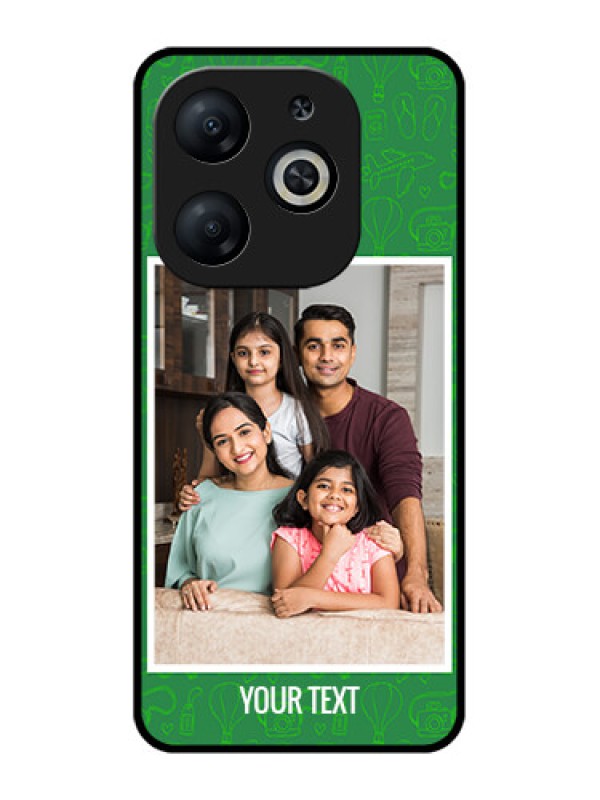 Custom Infinix Smart 8 Custom Metal Phone CasePicture Upload Design