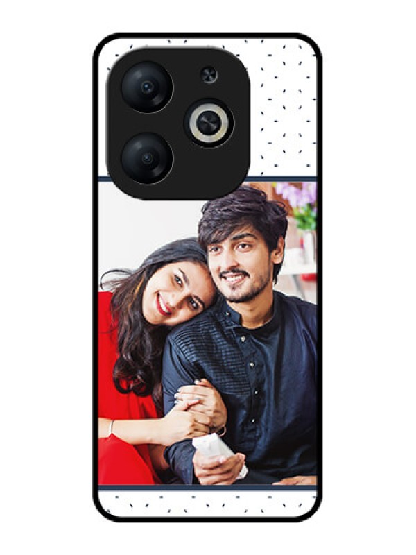 Custom Infinix Smart 8 Custom Metal Phone CasePremium Dot Design