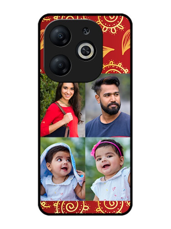 Custom Infinix Smart 8 Custom Metal Phone Case4 Image Traditional Design