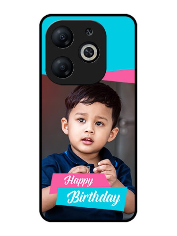 Custom Infinix Smart 8 Custom Metal Phone CaseImage Holder With 2 Color Design