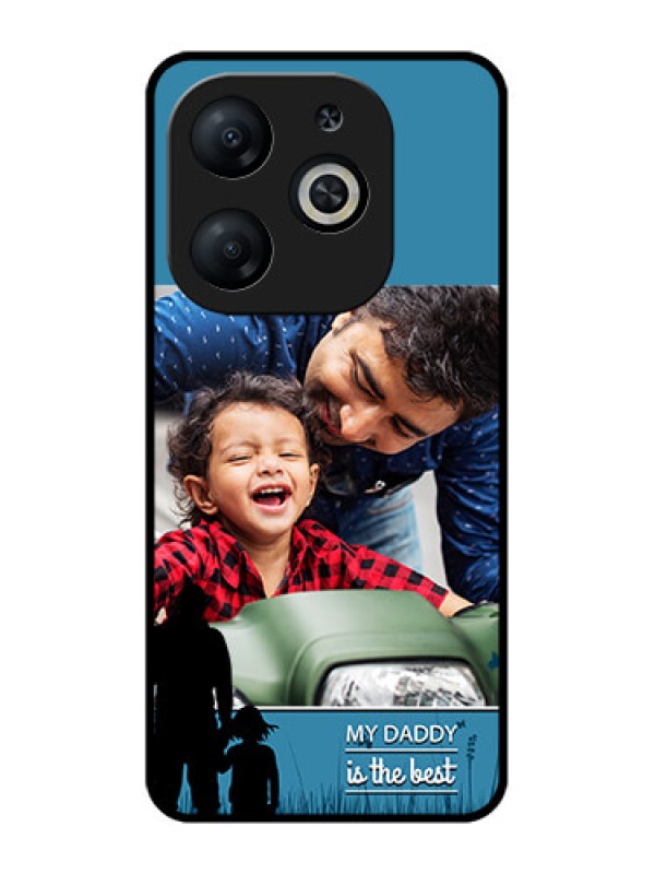 Custom Infinix Smart 8 Custom Metal Phone CaseBest Dad Design