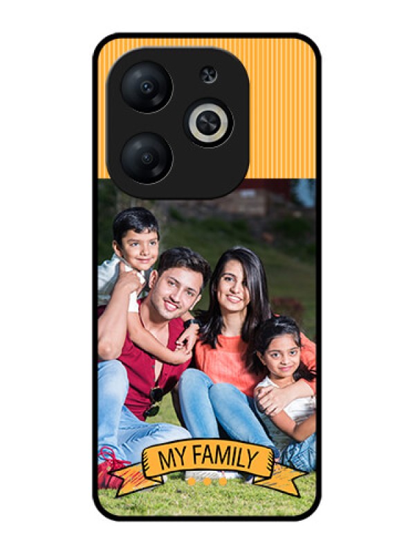 Custom Infinix Smart 8 Custom Metal Phone CaseMy Family Design