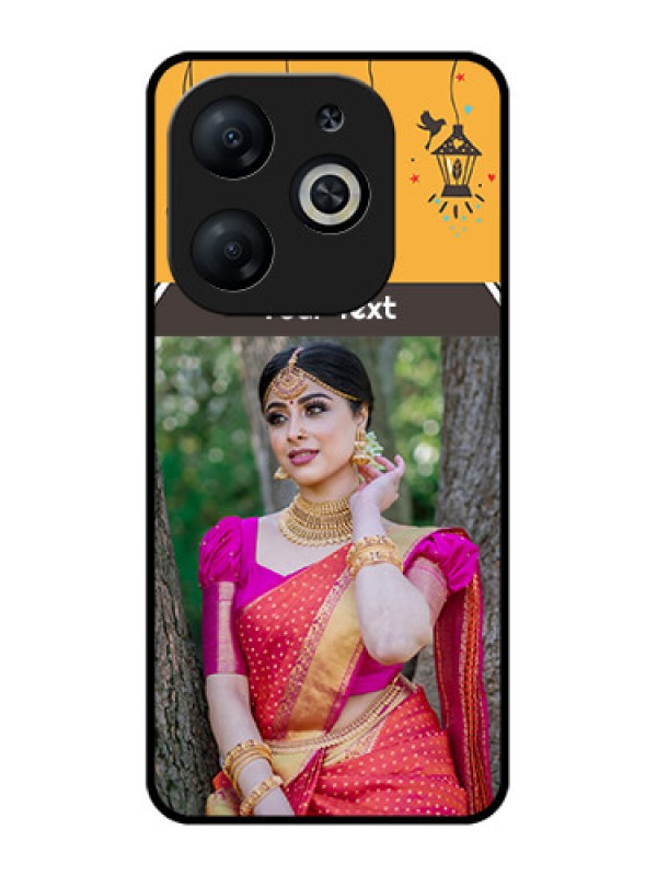 Custom Infinix Smart 8 Custom Metal Phone CaseWith Family Picture And Icons