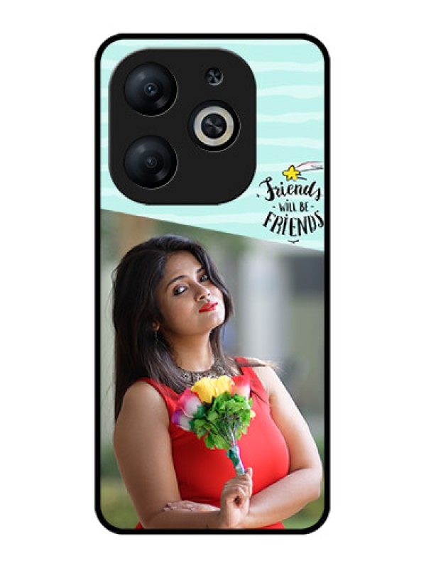 Custom Infinix Smart 8 Custom Metal Phone CaseFriends Picture Icon Design