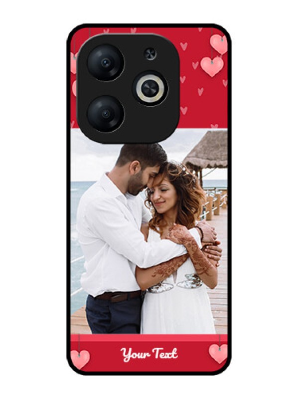 Custom Infinix Smart 8 Custom Metal Phone CaseValentines Day Design