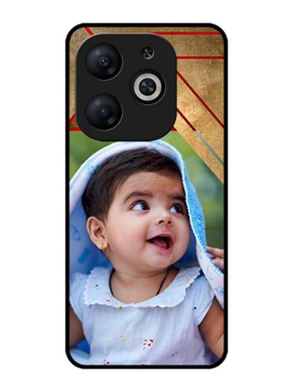 Custom Infinix Smart 8 Custom Metal Phone CaseGradient Abstract Texture Design