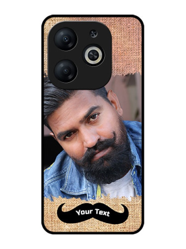 Custom Infinix Smart 8 Custom Metal Phone CaseWith Texture Design