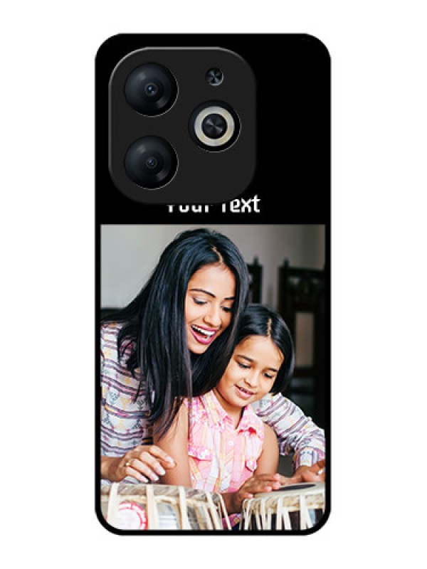 Custom Infinix Smart 8 Custom Metal Phone CasePhoto With Name Design