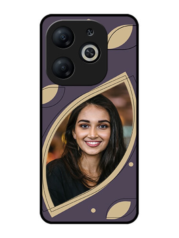 Custom Infinix Smart 8 Custom Metal Phone CaseFalling Leaf Design